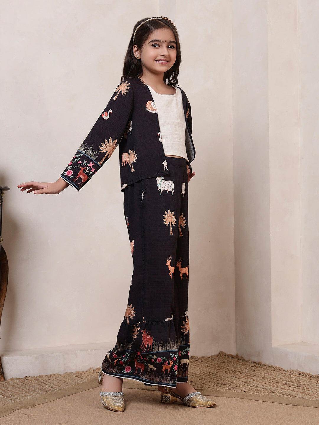 3 Piece Shrug Fusion Co-ord Set