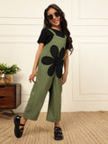 Flower Patch Jumpsuit (T-shirt not included)