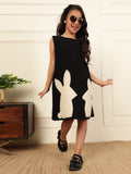 Playful Bunny Patch Cotton Gauze Dress