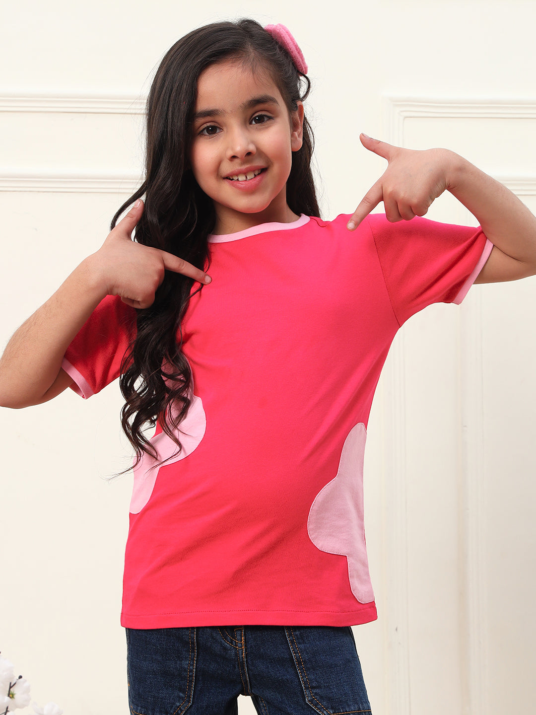 Solid T-Shirt For Girls