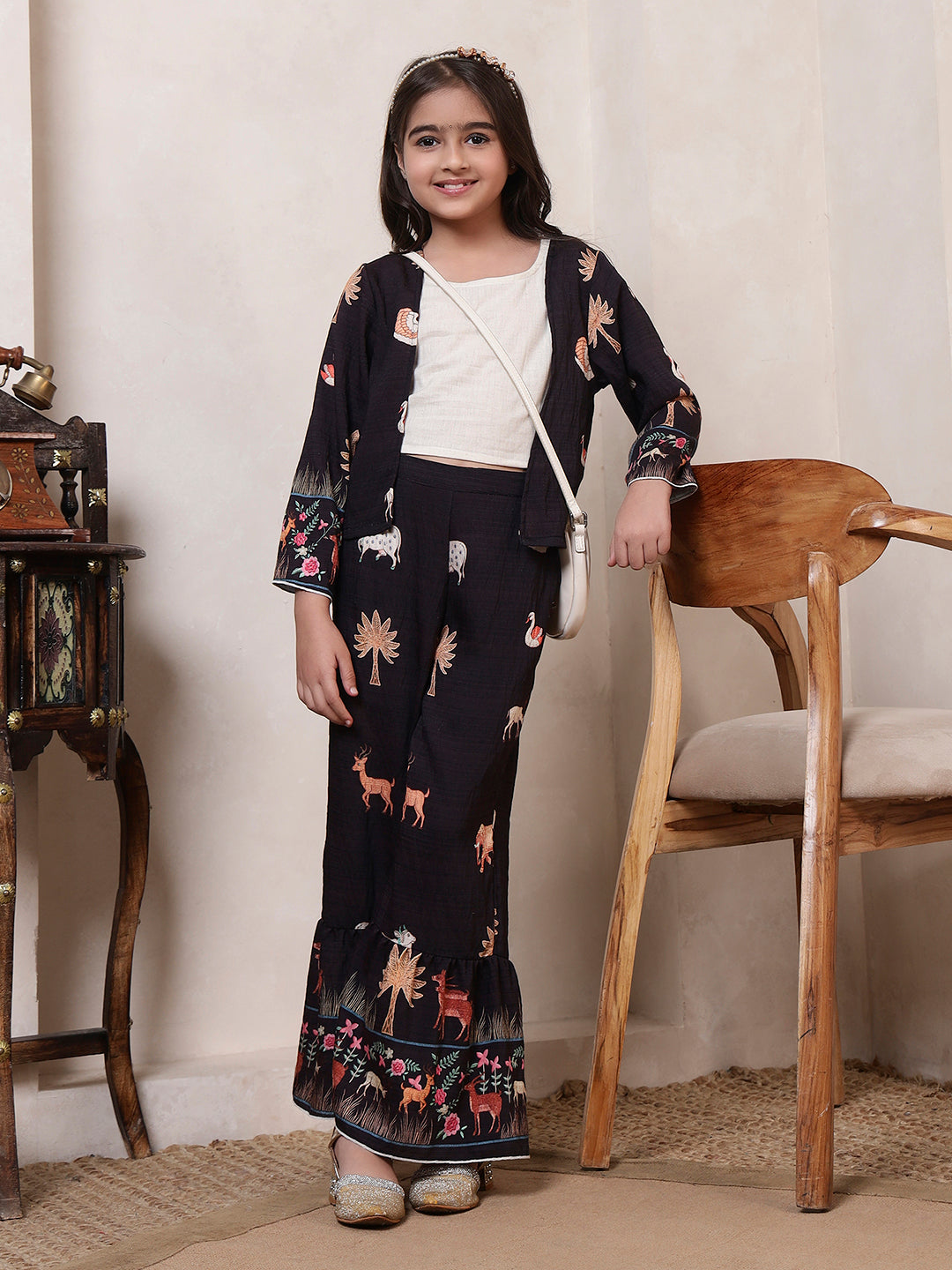 3 Piece Shrug Fusion Co-ord Set