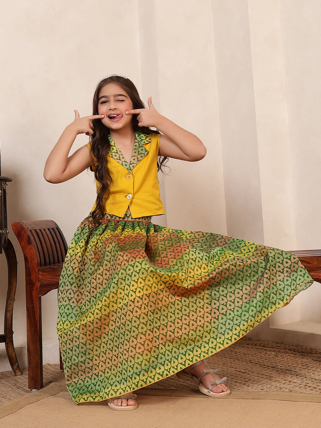 Short Blazer With Skirt