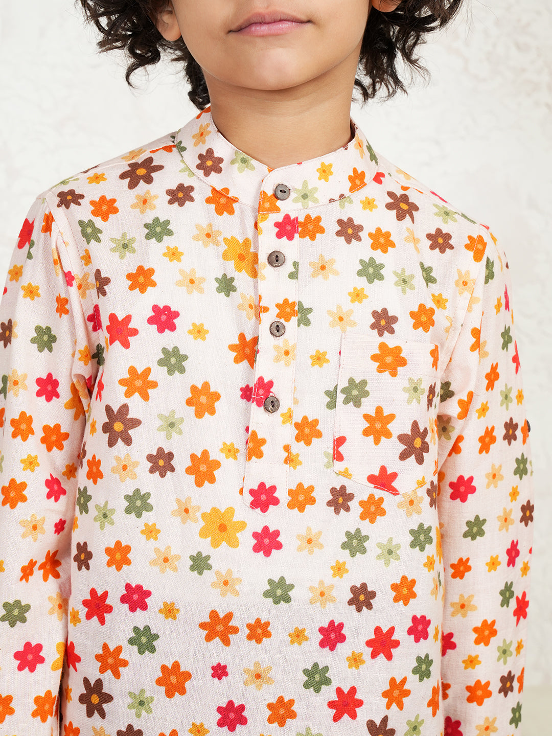 Multi Color Floral Kurta