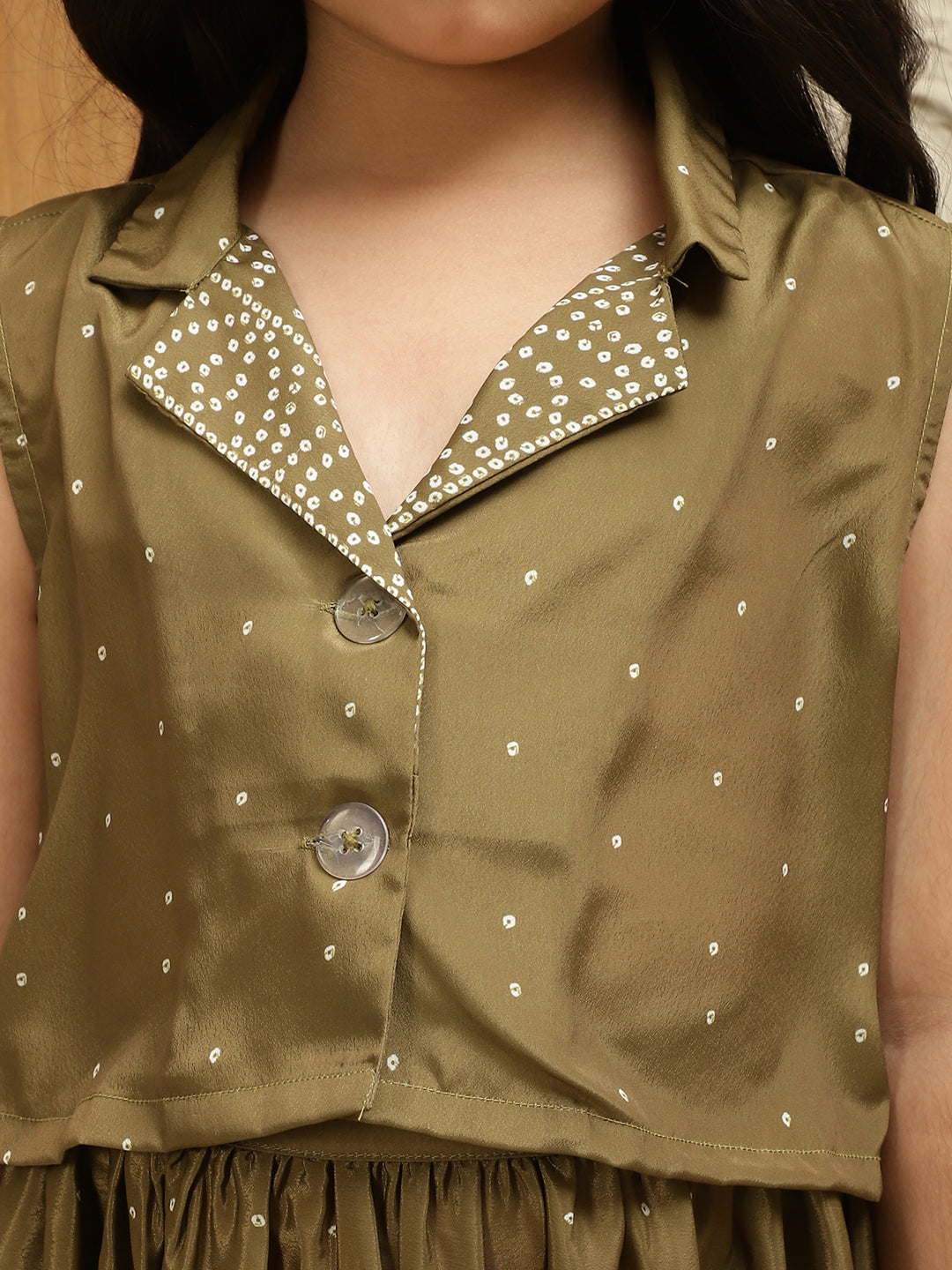 Printed Blazer With Lehenga Set