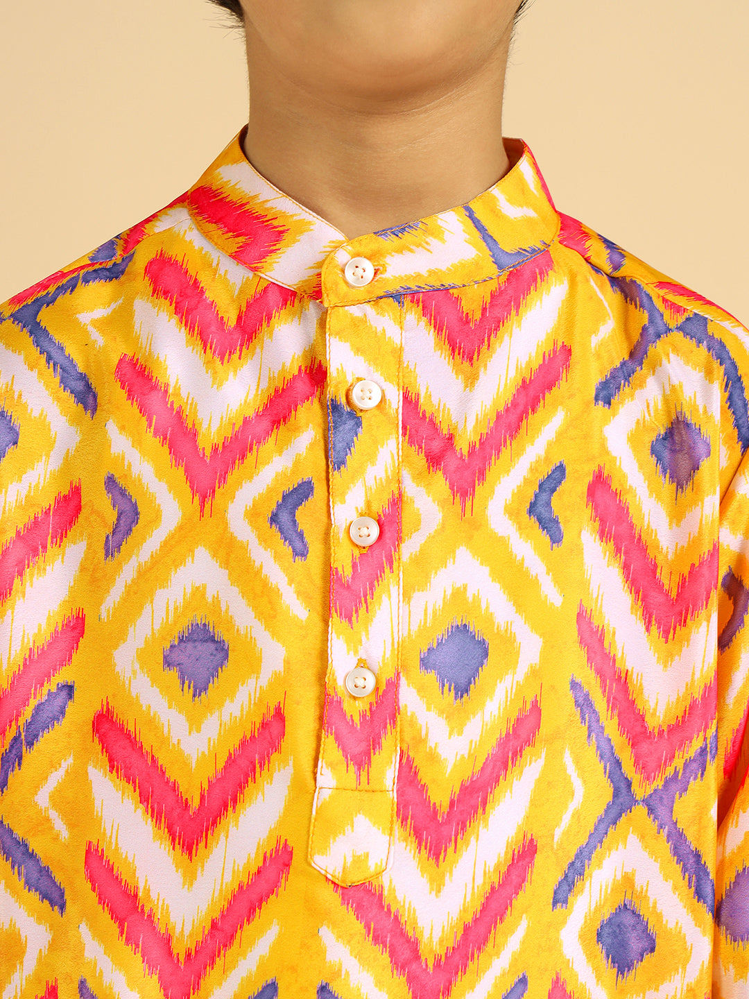 Geometrical Printed Boys Kurta