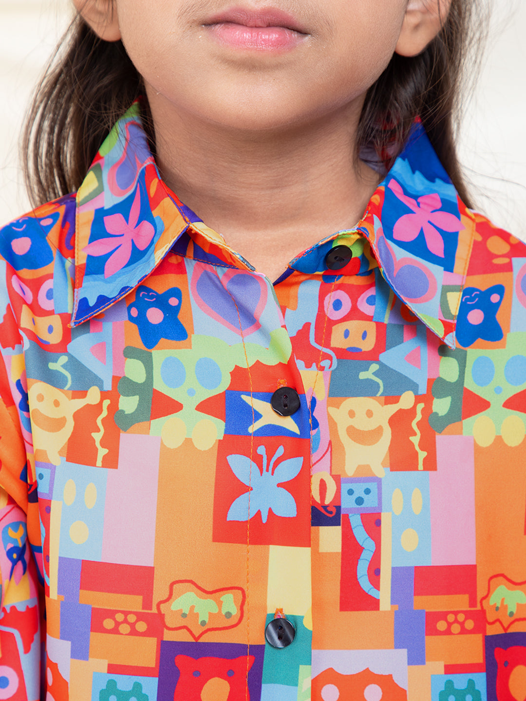 Floral Print Shirt Dress