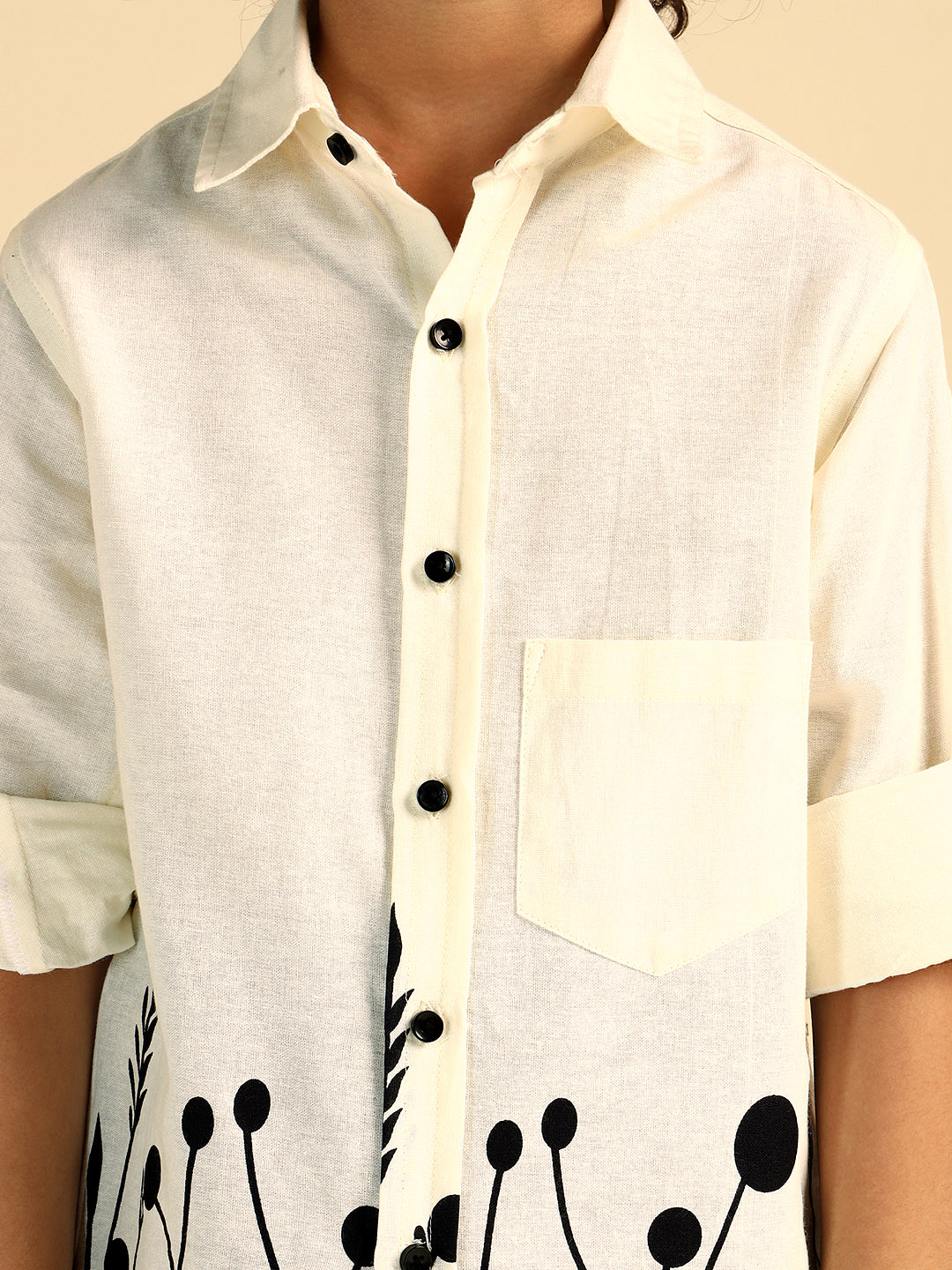 Floral Print Pure Cotton Causal Shirt