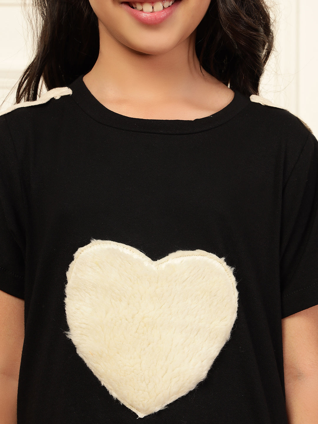 T-Shirt With Relaxed Pants Co-Ord Set For Girls