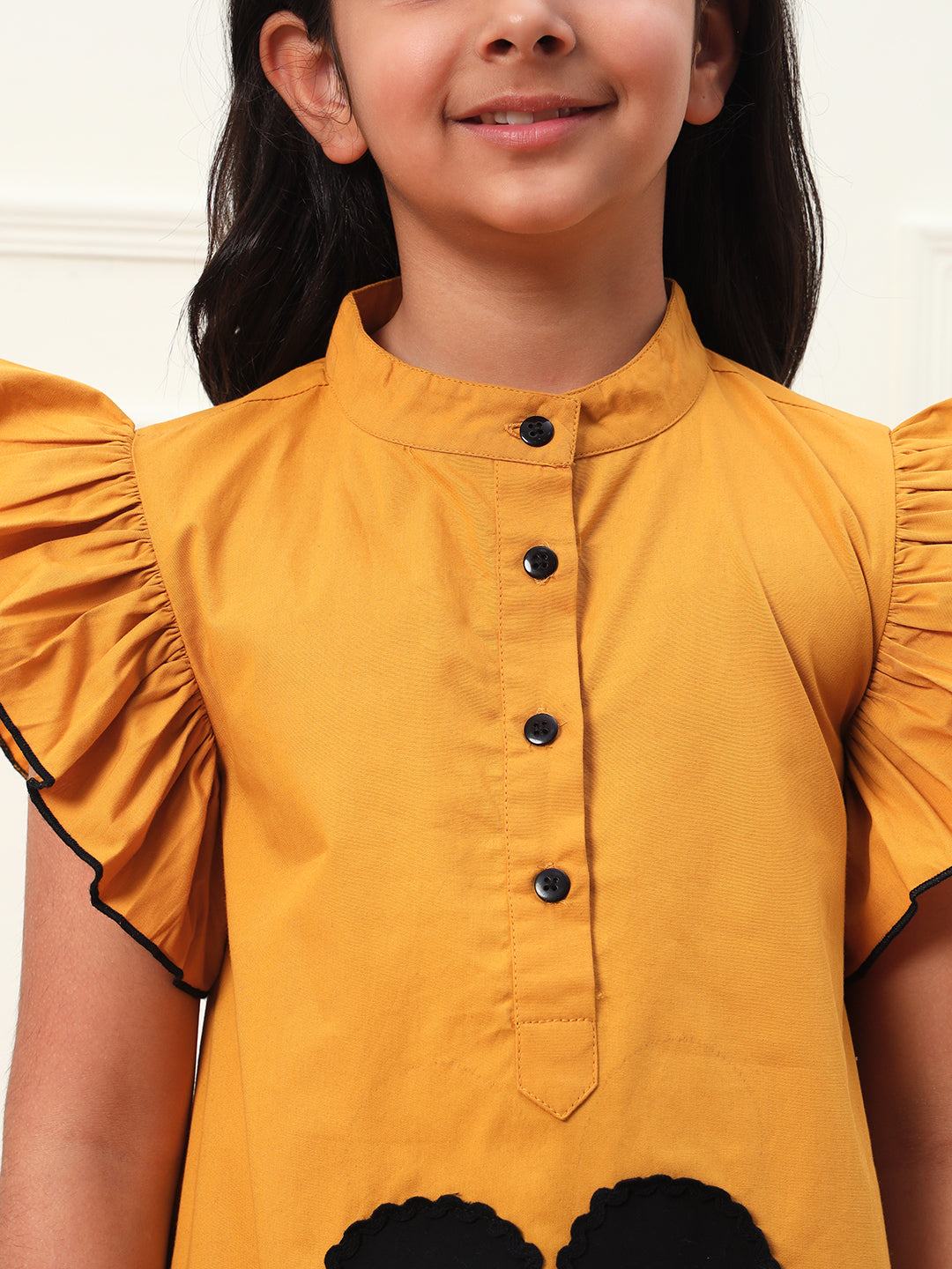 High Low Cotton Dress for Girls