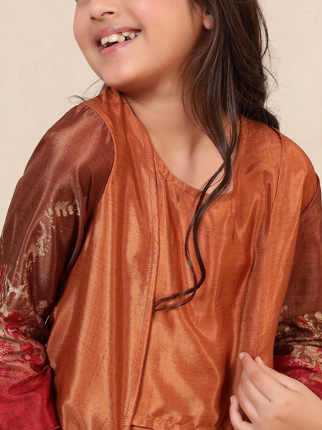 Mustard Tie & Dye 3 Pieces Co-Ord Set