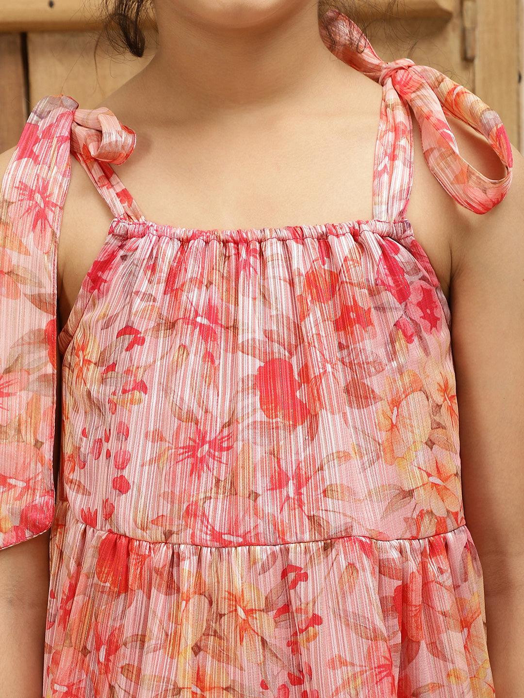 Pure Georgette Adjustaable A-Line Dress