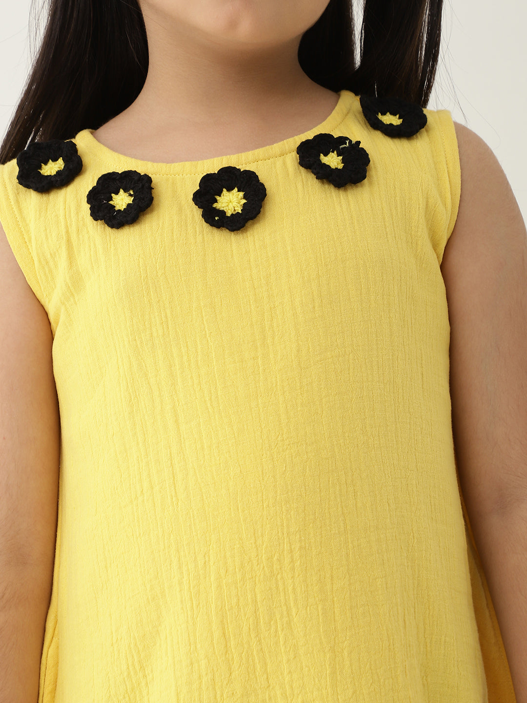 Handcrafted Floral Pure Cotton Dress