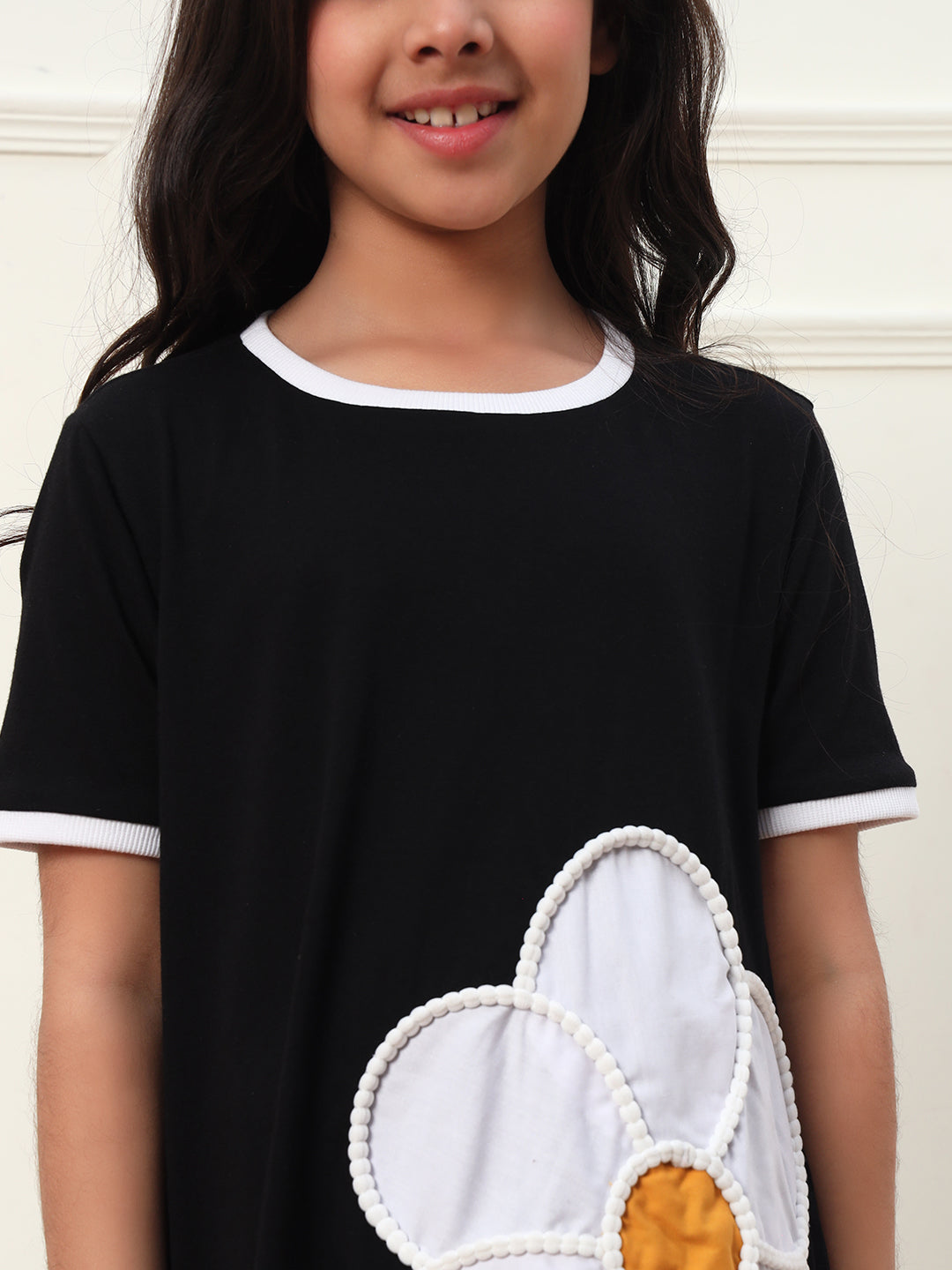 Big Flower Loose Fit Dress