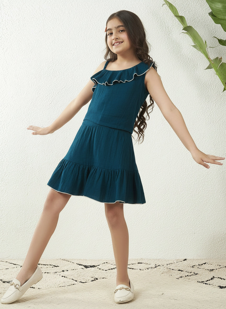 One Shoulder Top With Skirt