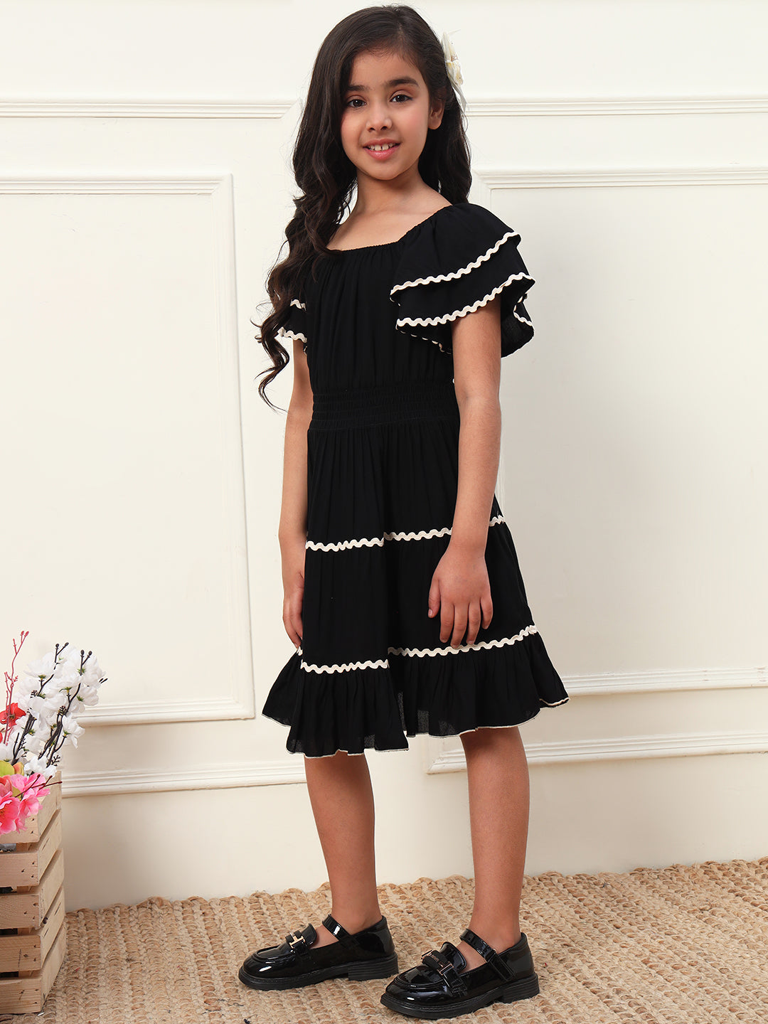 Black Tiered Dress