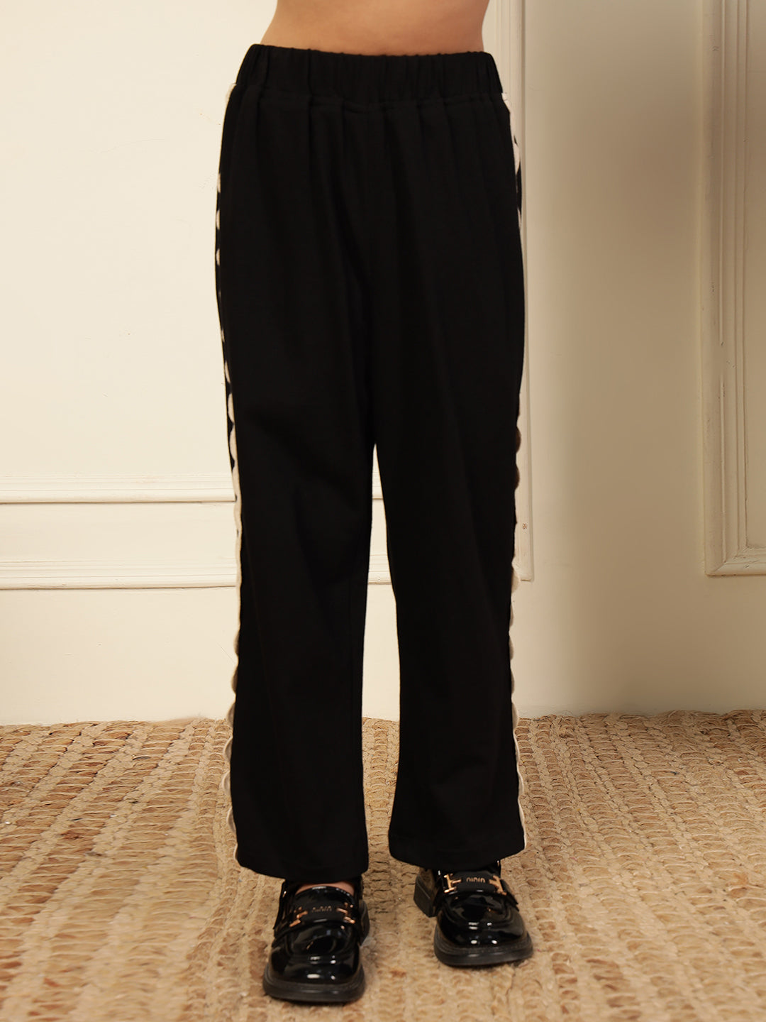 T-Shirt With Relaxed Pants Co-Ord Set For Girls