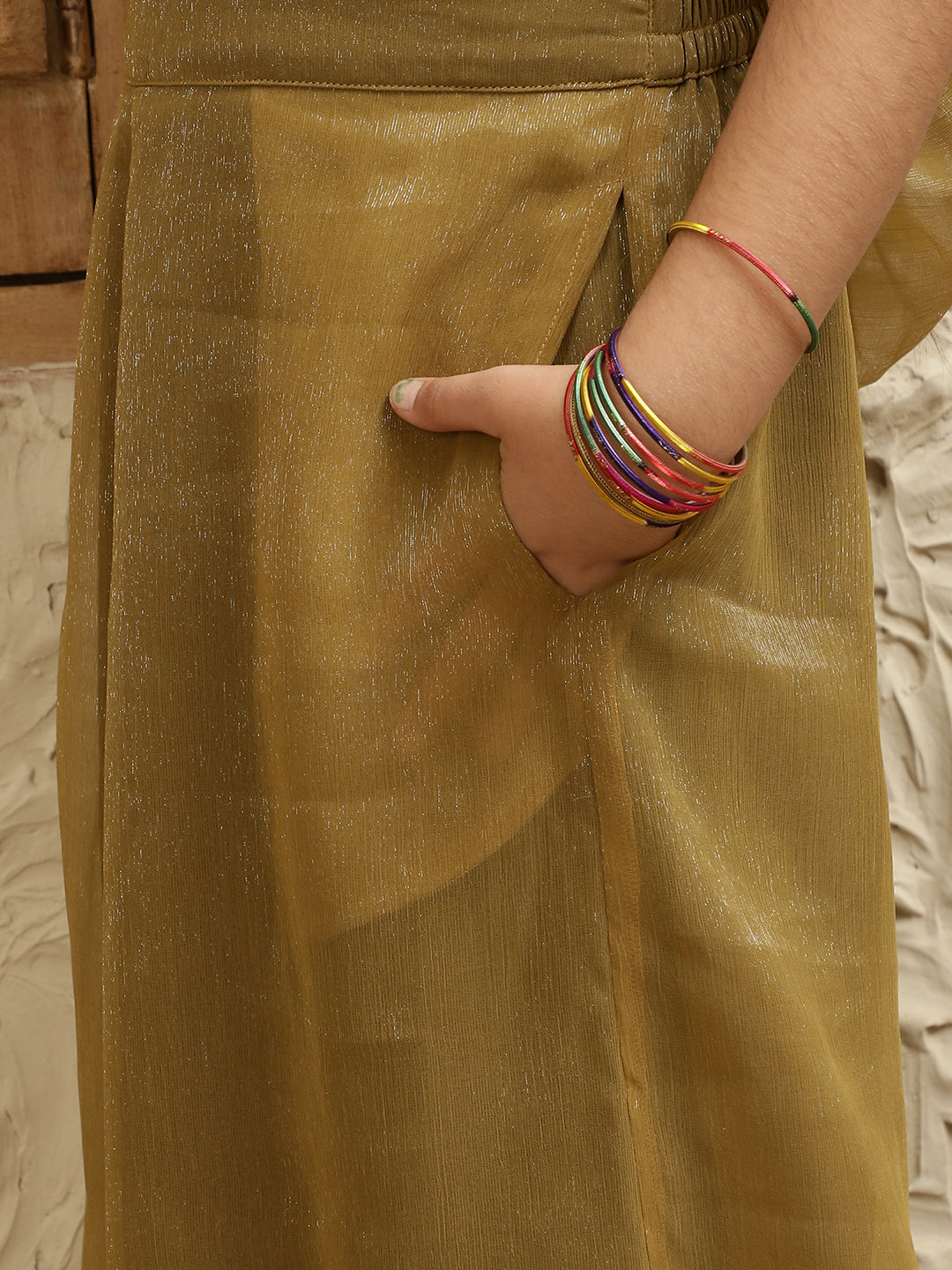 3 Piece Peplum Fusion Co-Ord Set