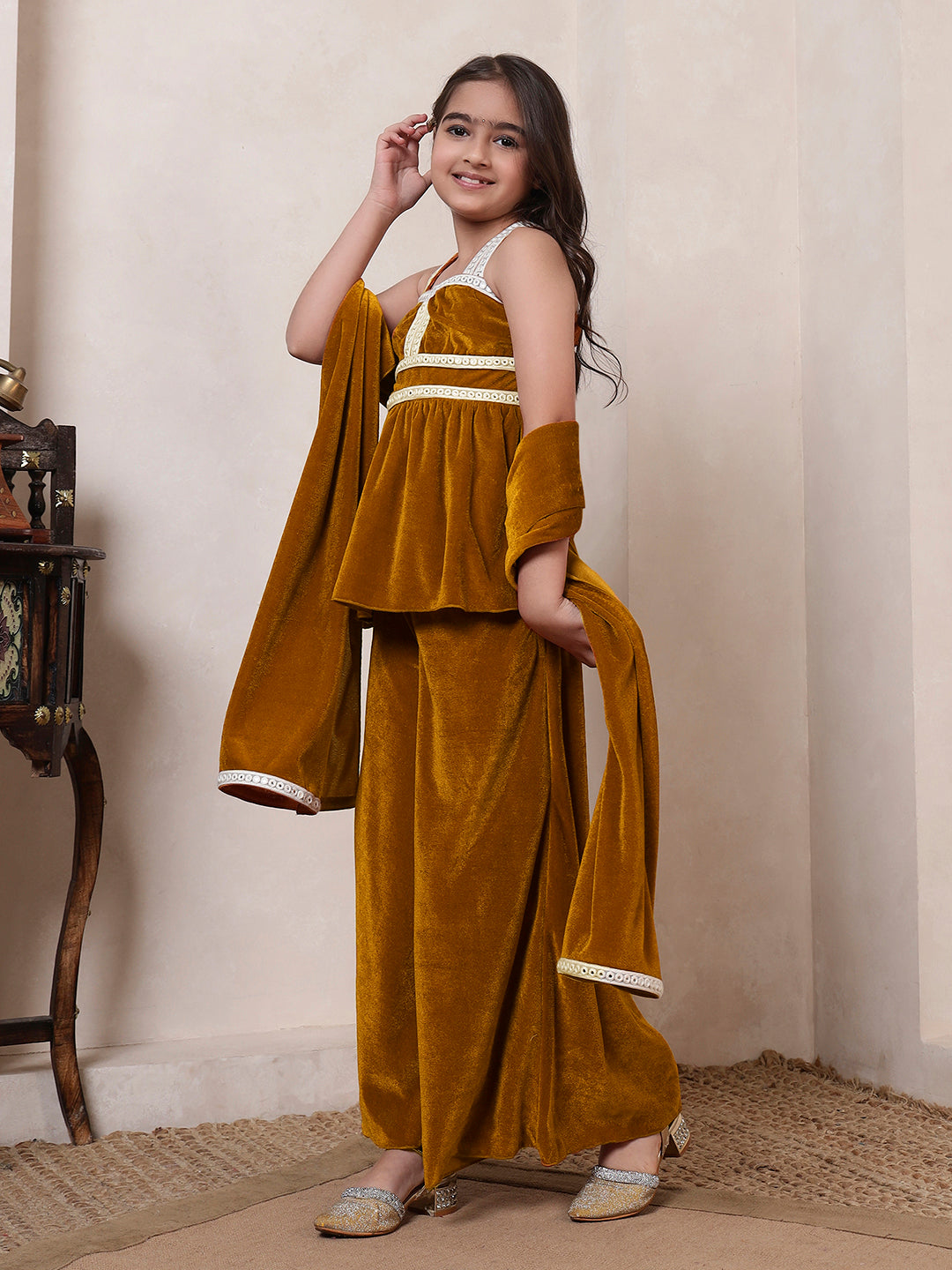 Peplum Style Fusion Co-ord Set