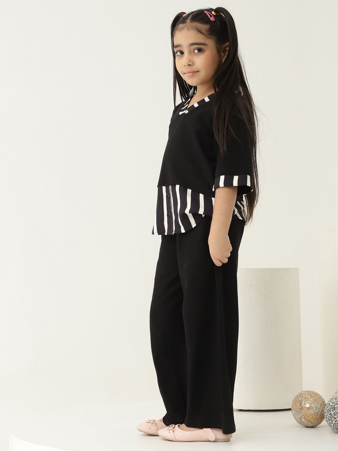 Shirt Style Pure Cotton Co-Ord Set