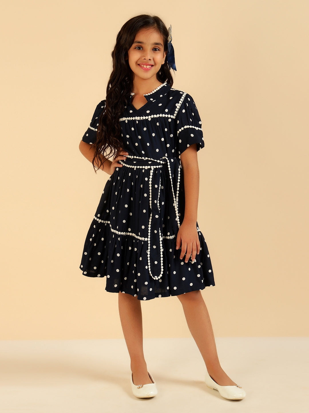Polka Dots Timeless Tiered Dress