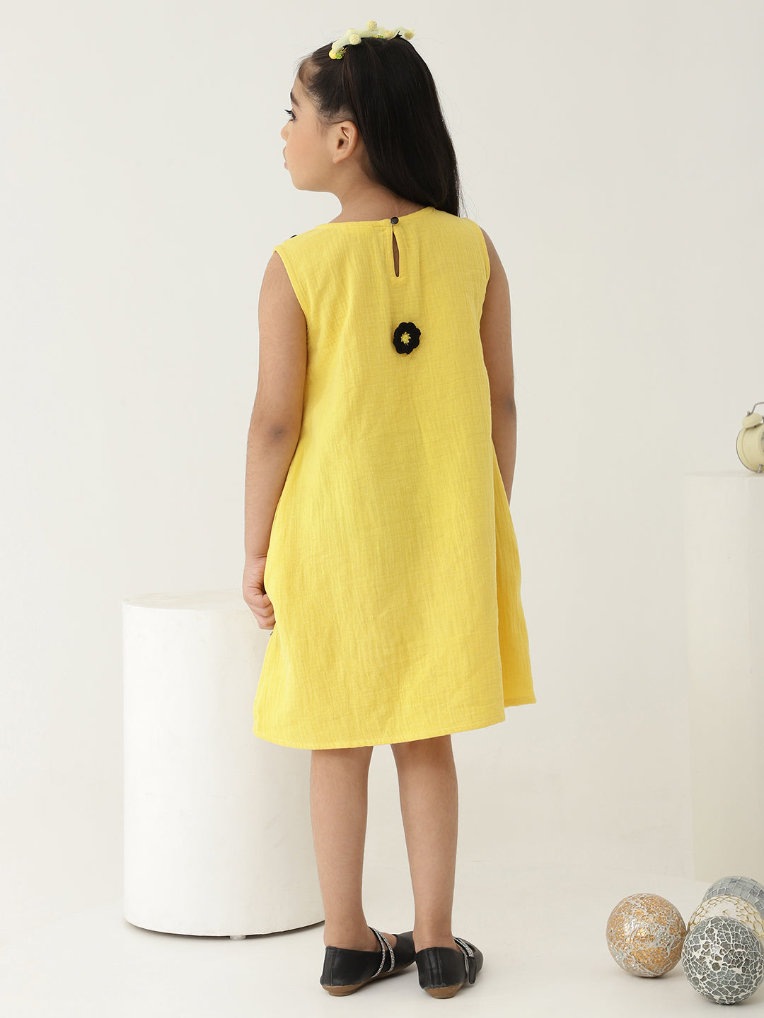 Handcrafted Floral Pure Cotton Dress