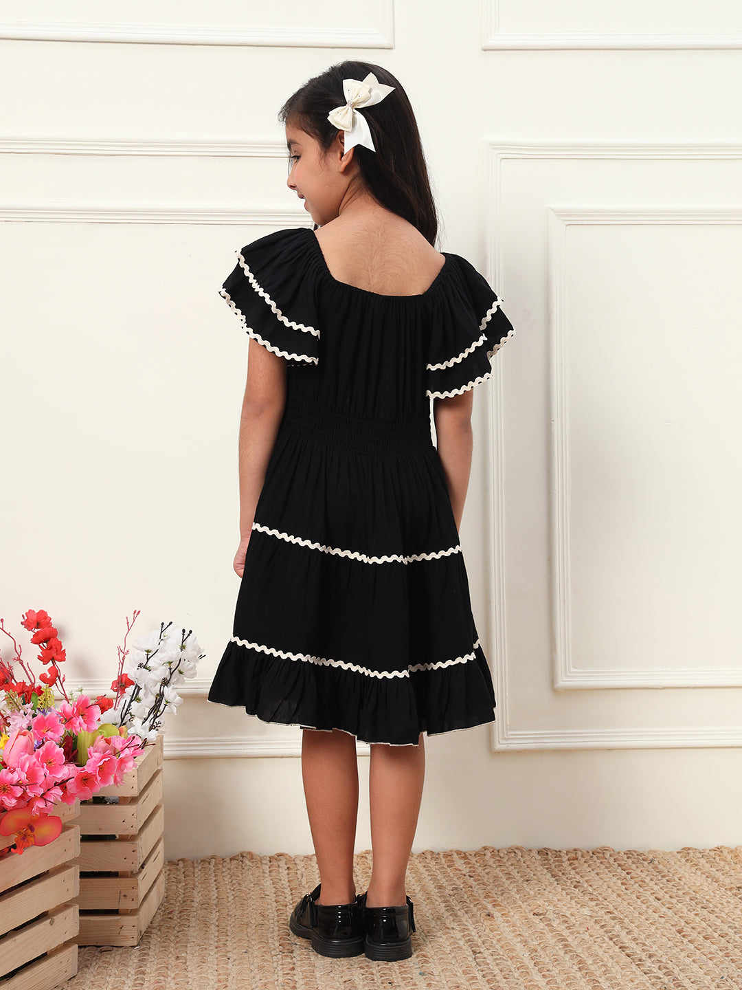 Black Tiered Dress