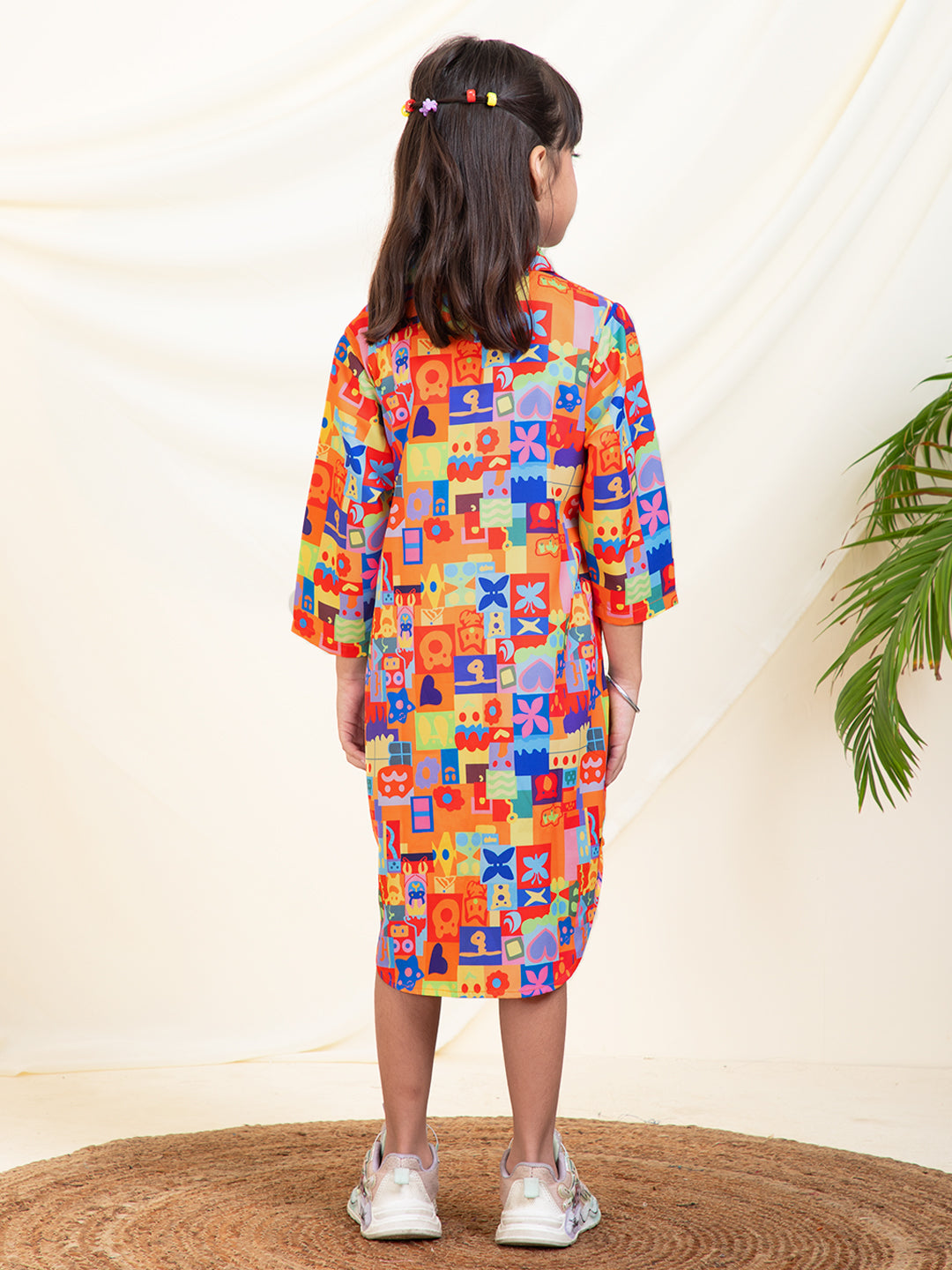 Floral Print Shirt Dress