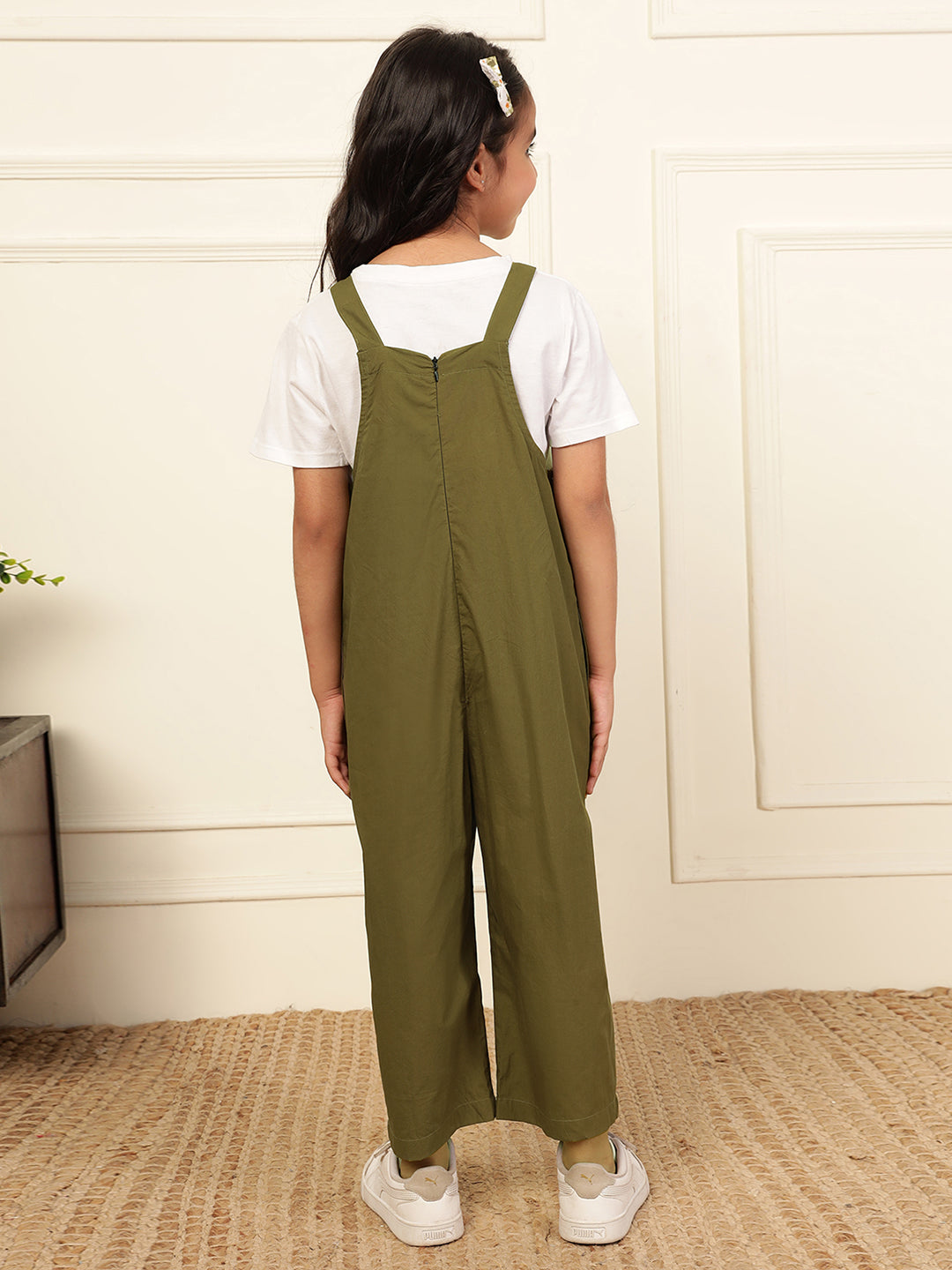 Schiffli Patch Jumpsuit (T-shirt not included)