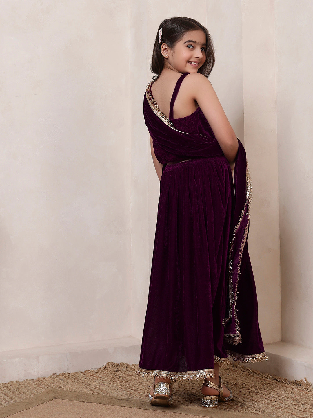 3 Piece Top With Skirt And Dupatta