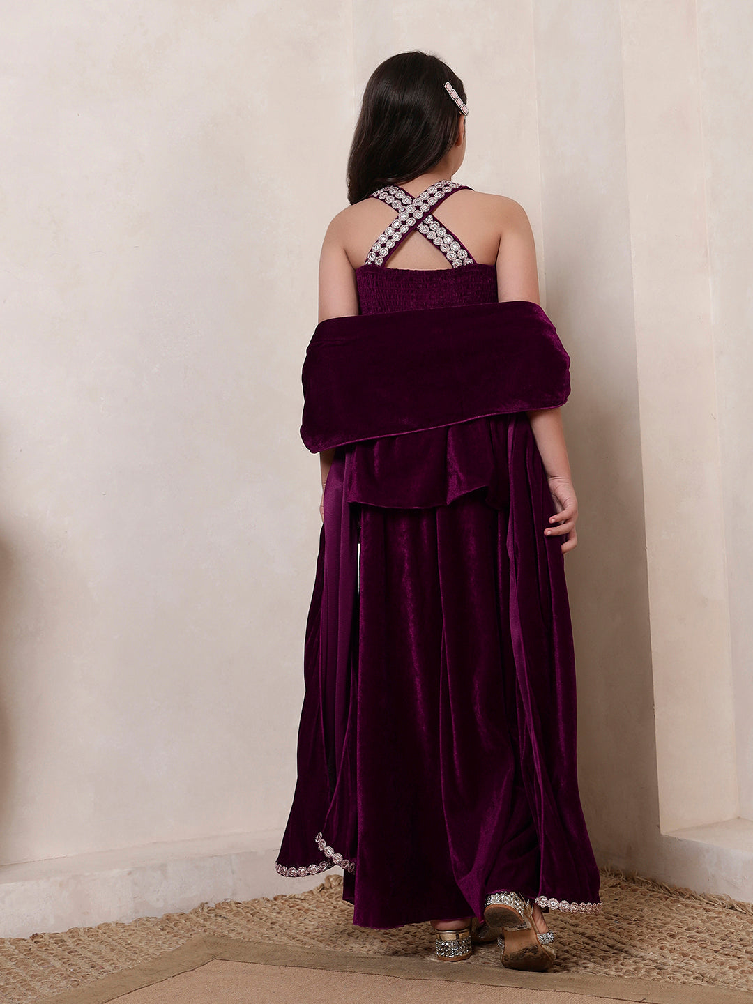 3 Piece Peplum Style Fusion Co-ord Set