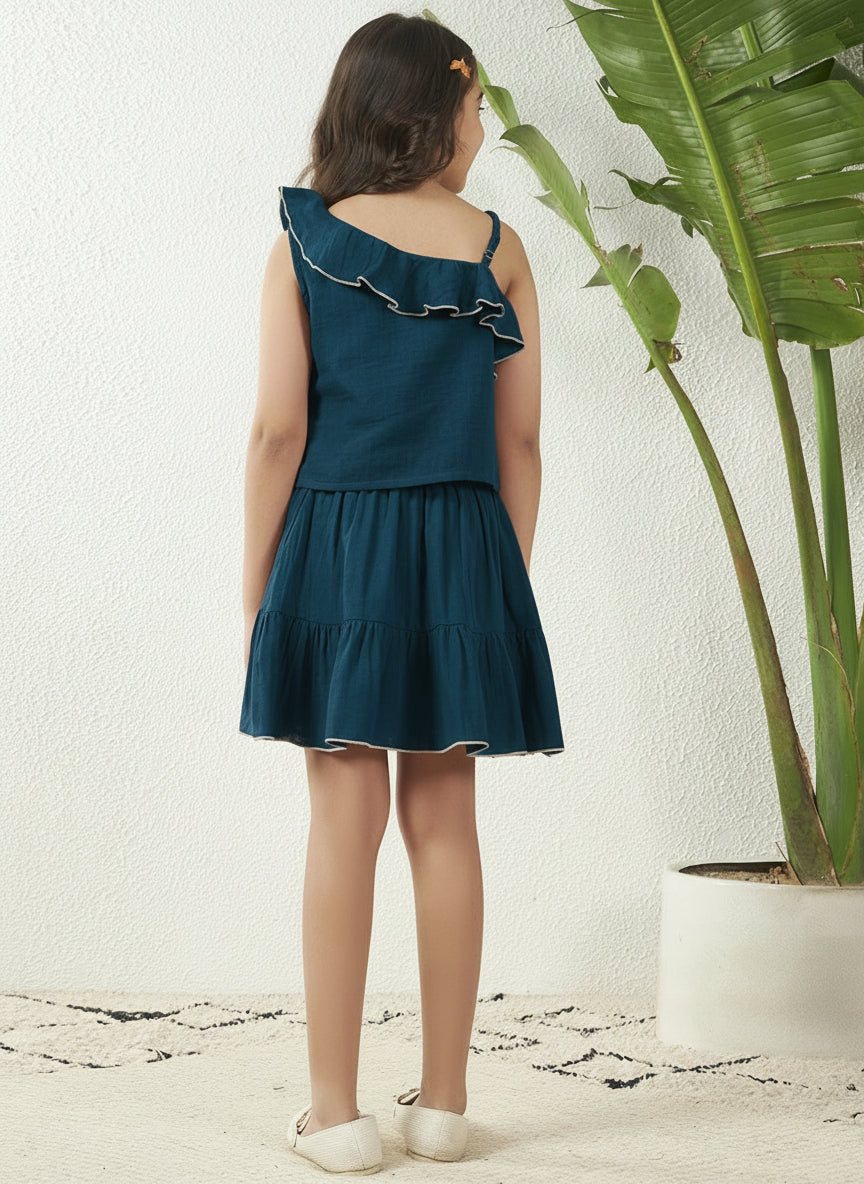 One Shoulder Top With Skirt