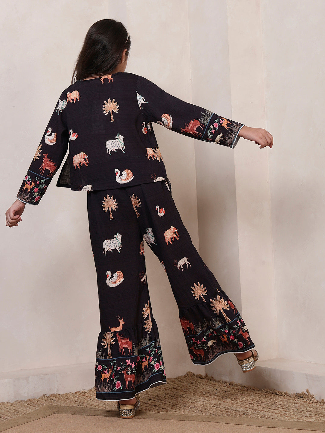 3 Piece Shrug Fusion Co-ord Set