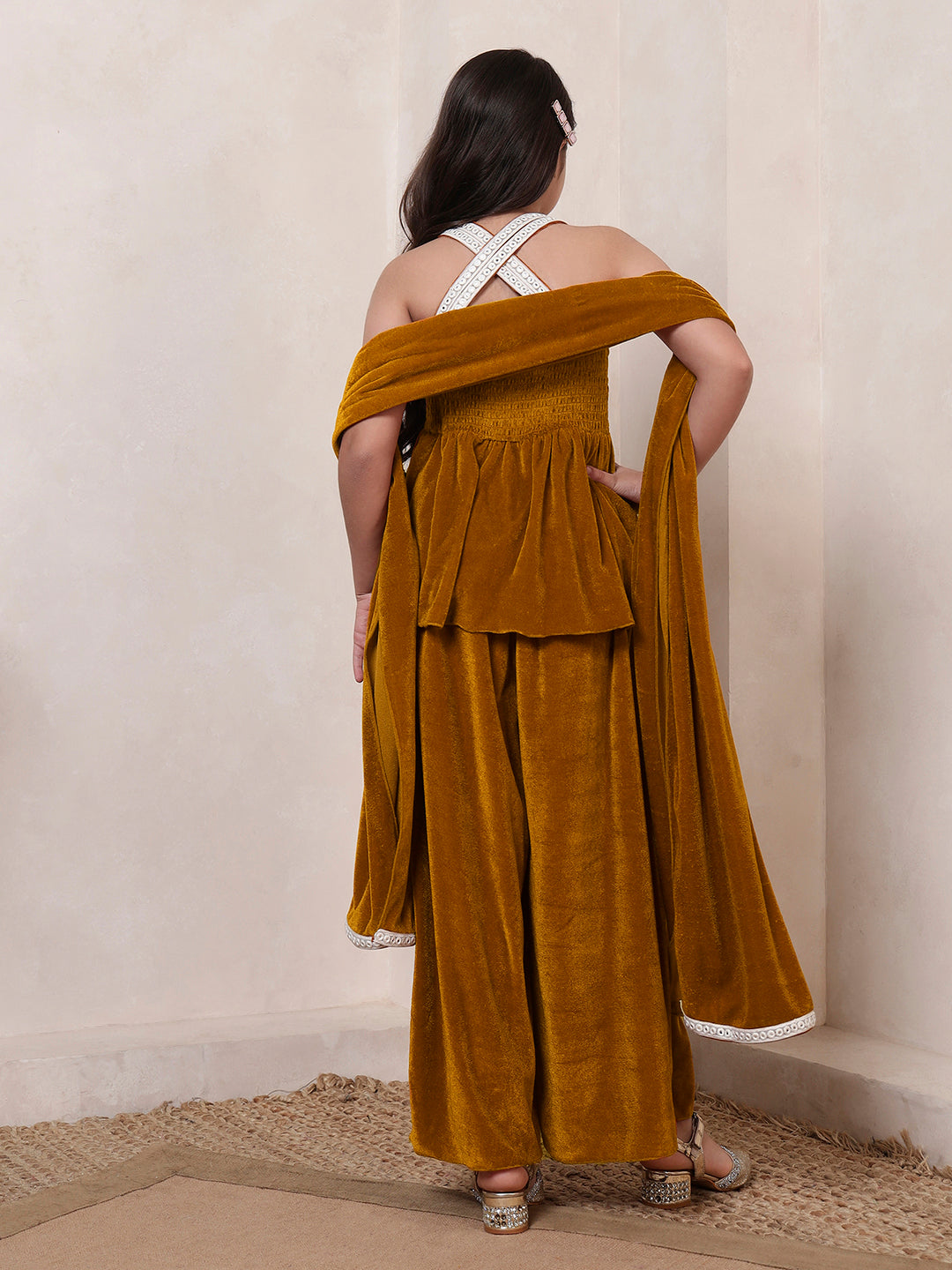 Peplum Style Fusion Co-ord Set