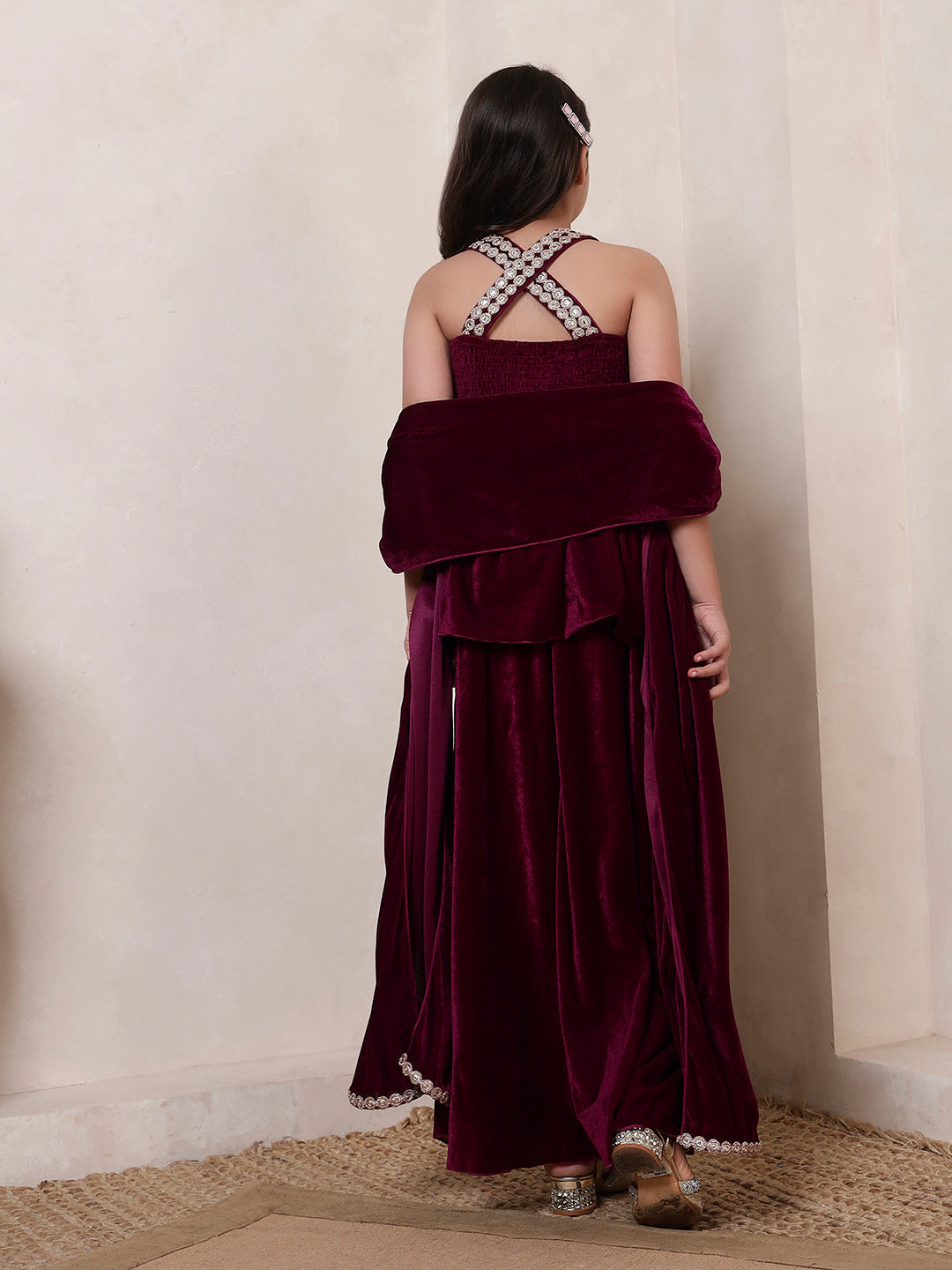 3 Piece Peplum Style Fusion Co-ord Set