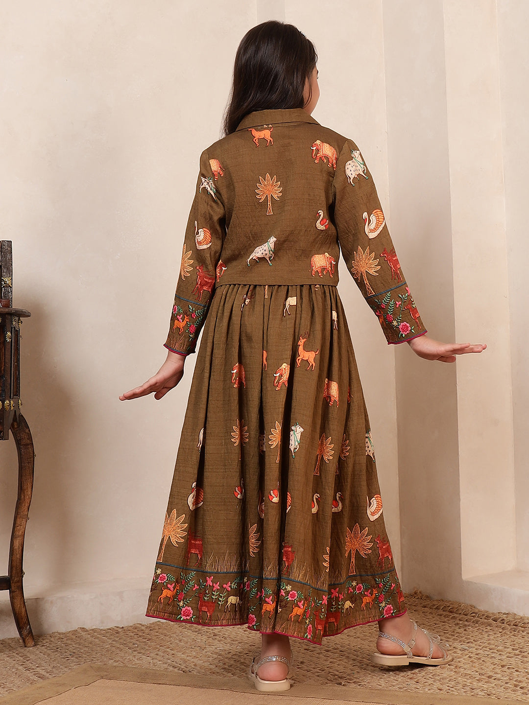 Short Blazer With Skirt Co-Ord Set