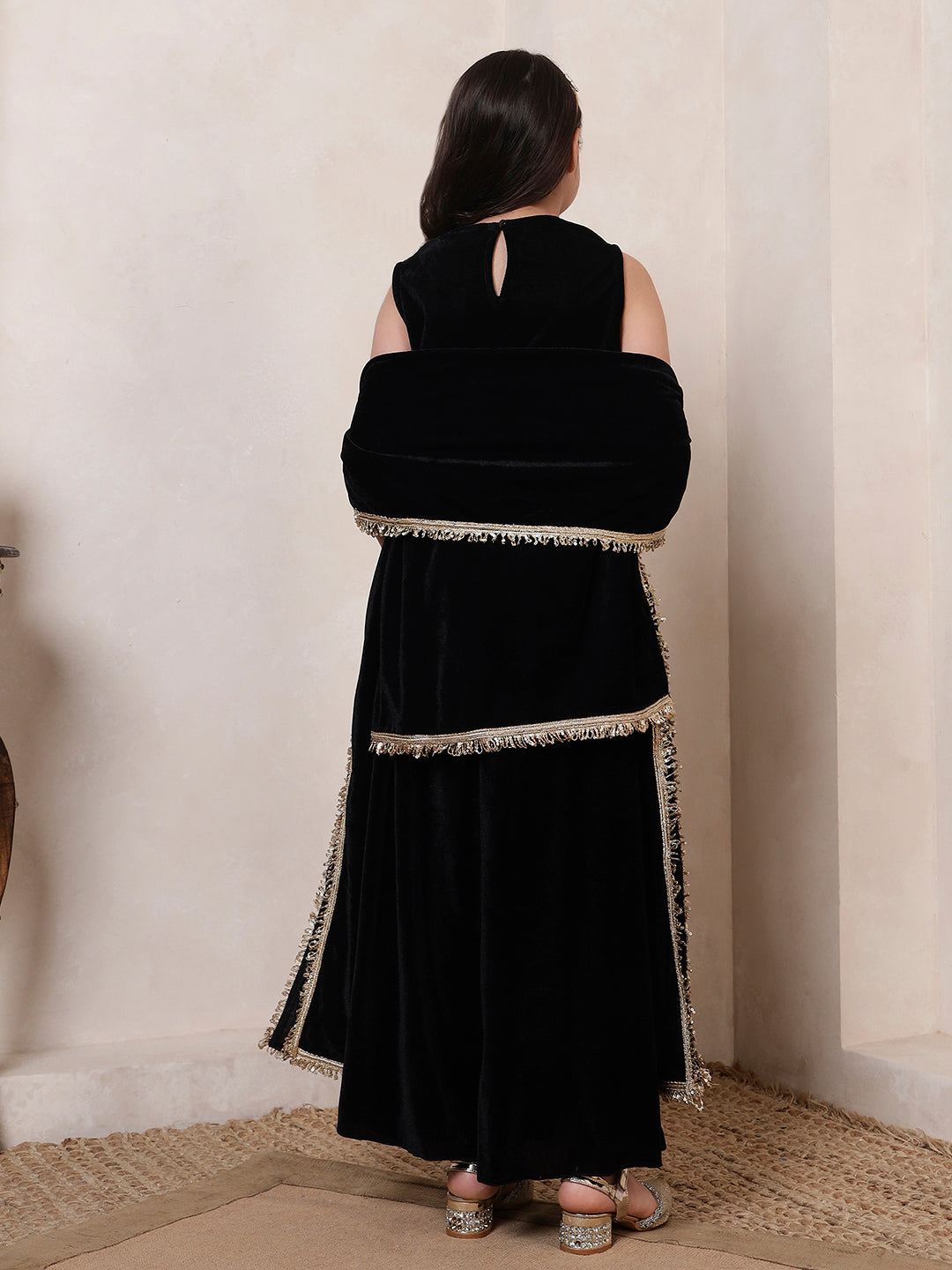 Velvet Black 3 Piece Co-ord Set