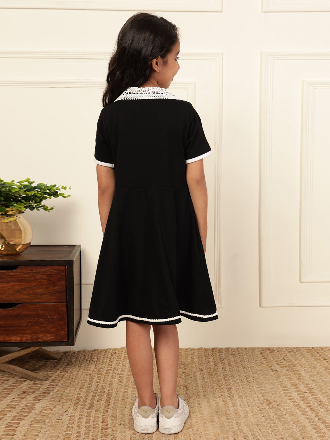 Polo Collar T-Shirt Dress