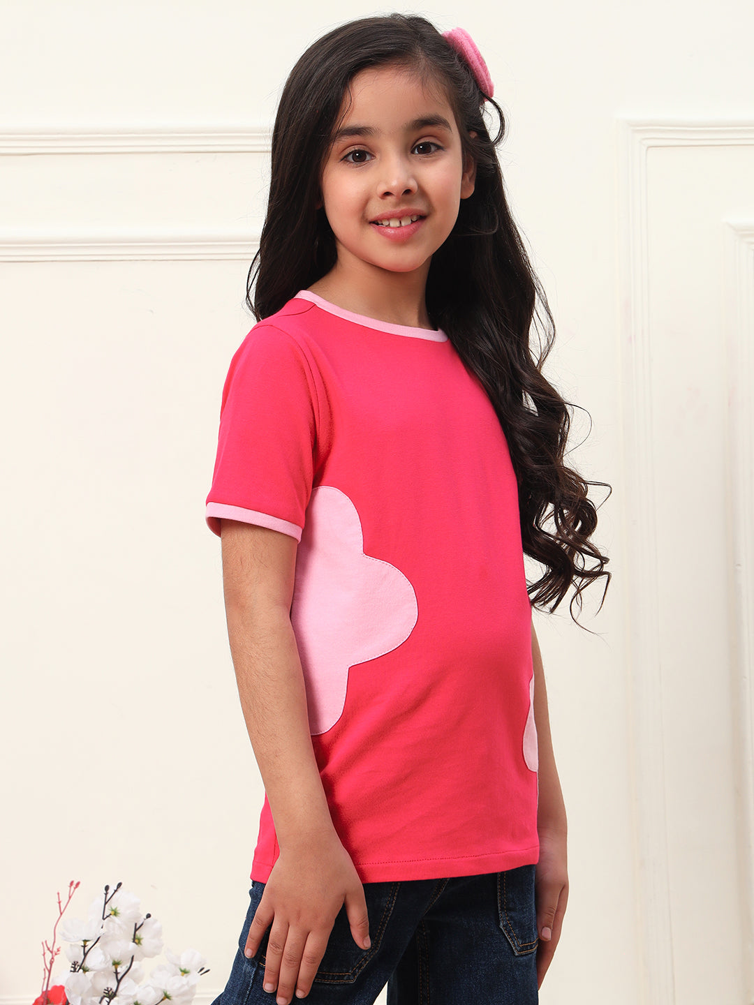 Solid T-Shirt For Girls