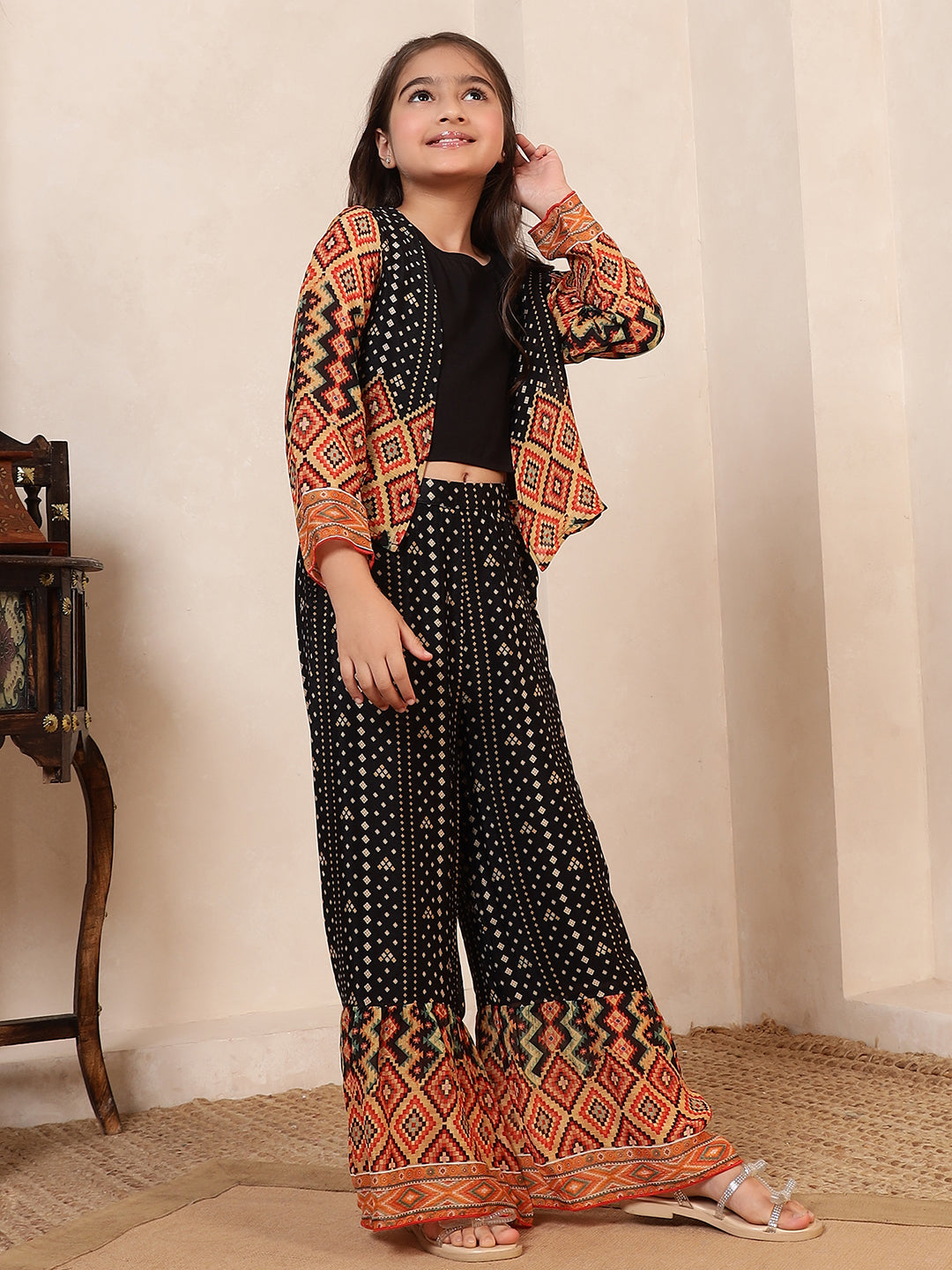 3 Pieces Tie-Dye Co-Ord Set