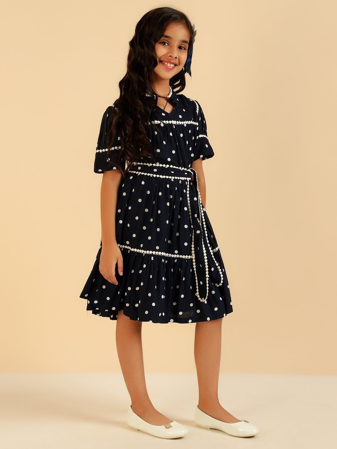 Polka Dots Timeless Tiered Dress