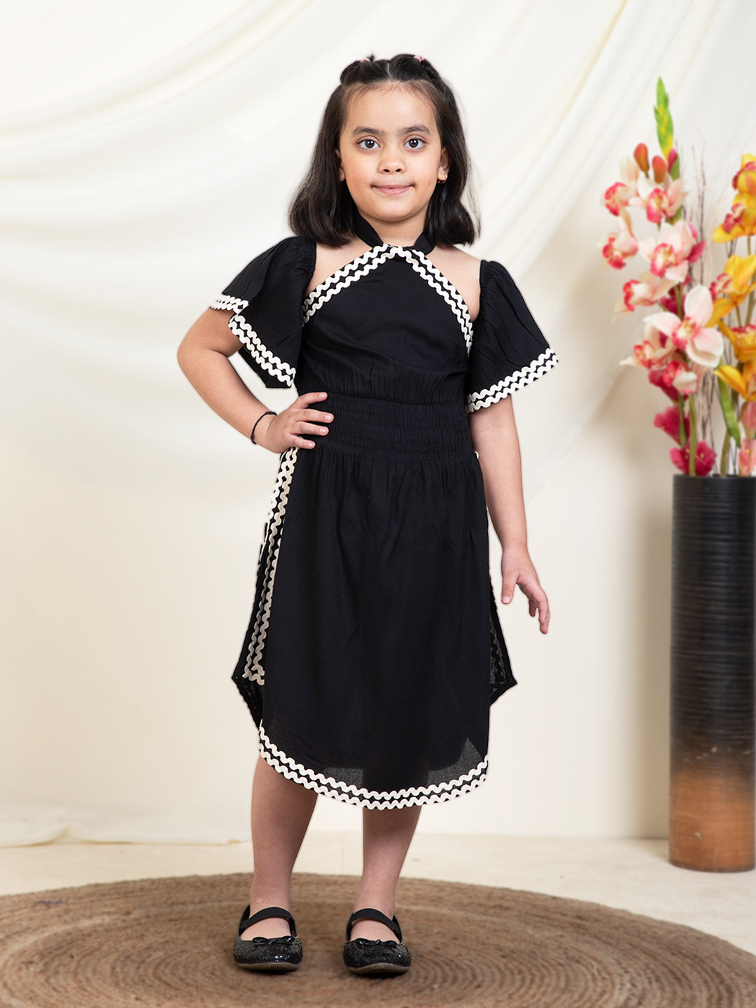 Adjustable Halter Neck Dress