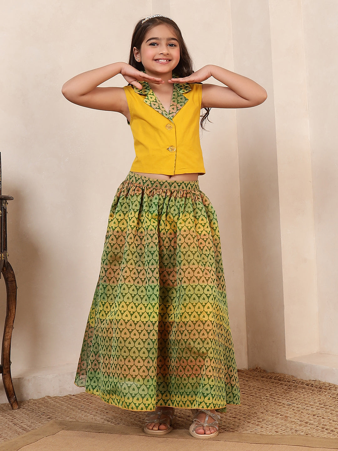 Short Blazer With Skirt