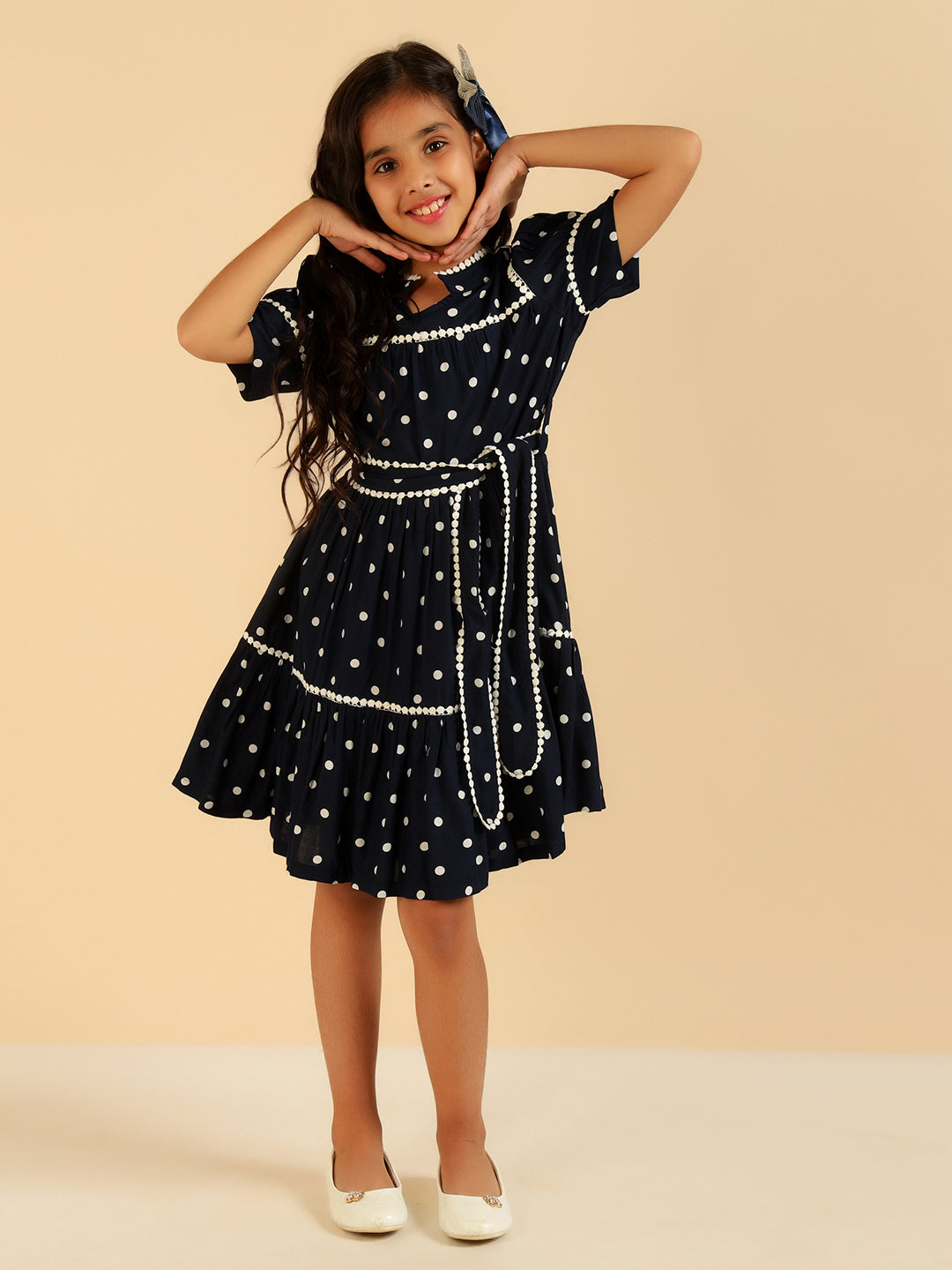 Polka Dots Timeless Tiered Dress