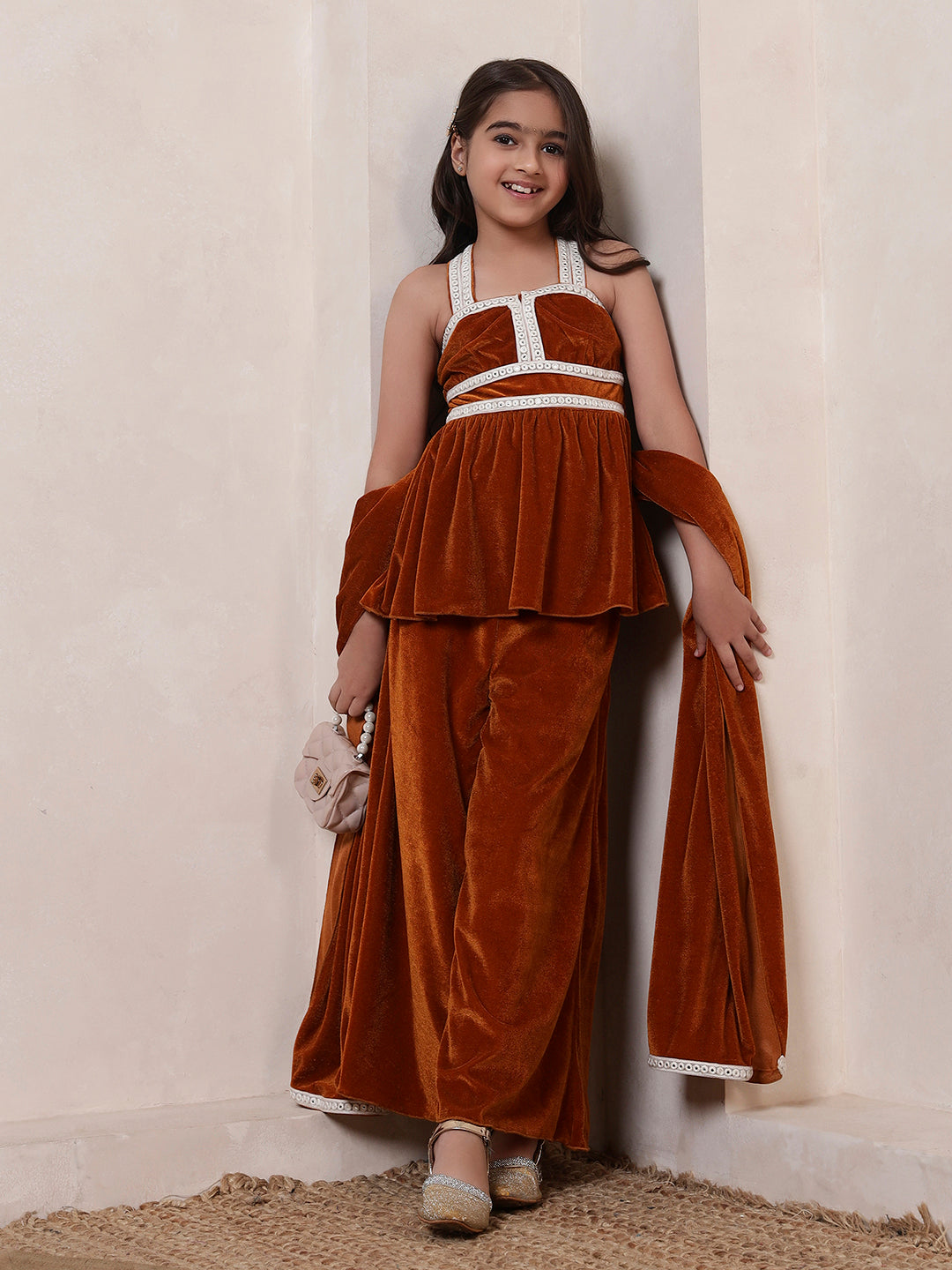 Peplum Style Fusion Co-ord Set