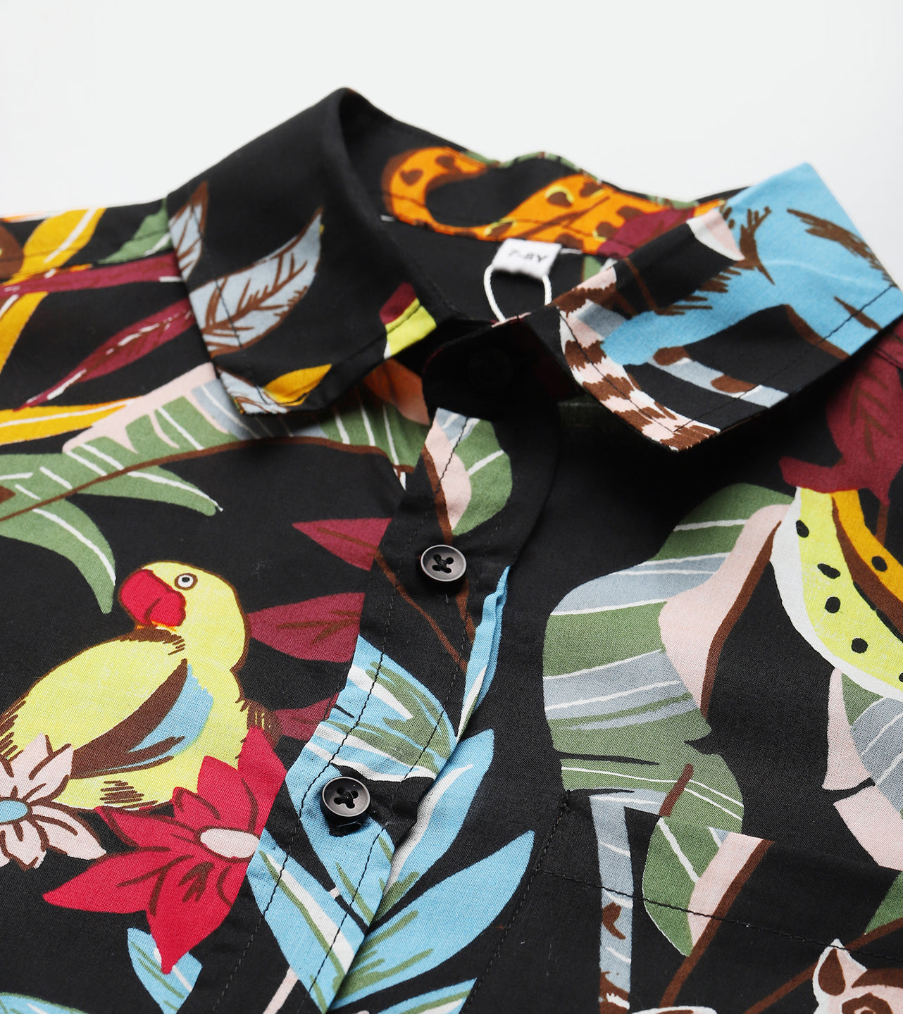 Nature Inspired Printed Casual Shirt For Boys