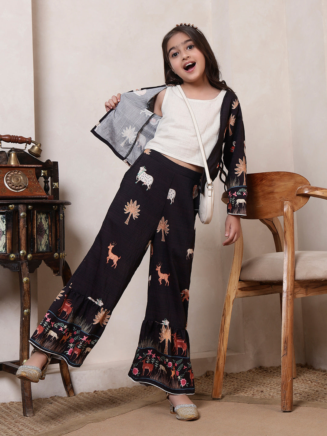 3 Piece Shrug Fusion Co-ord Set