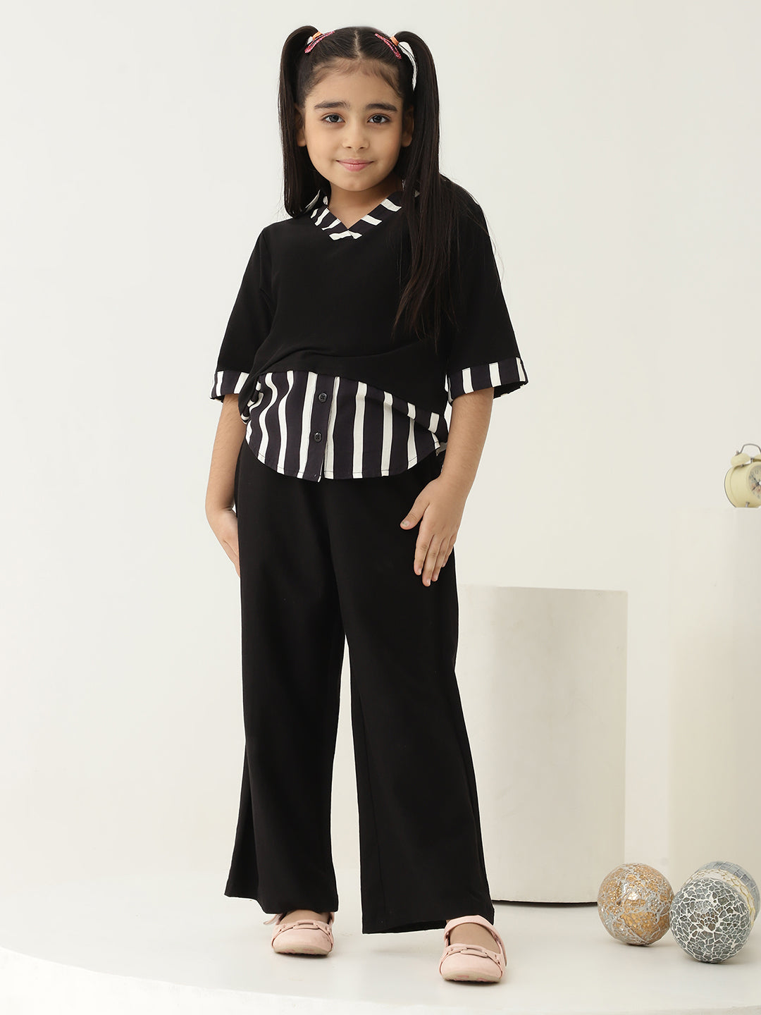 Shirt Style Pure Cotton Co-Ord Set