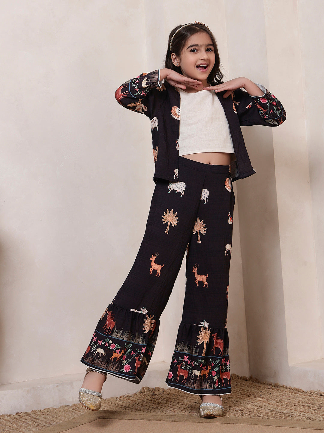 3 Piece Shrug Fusion Co-ord Set