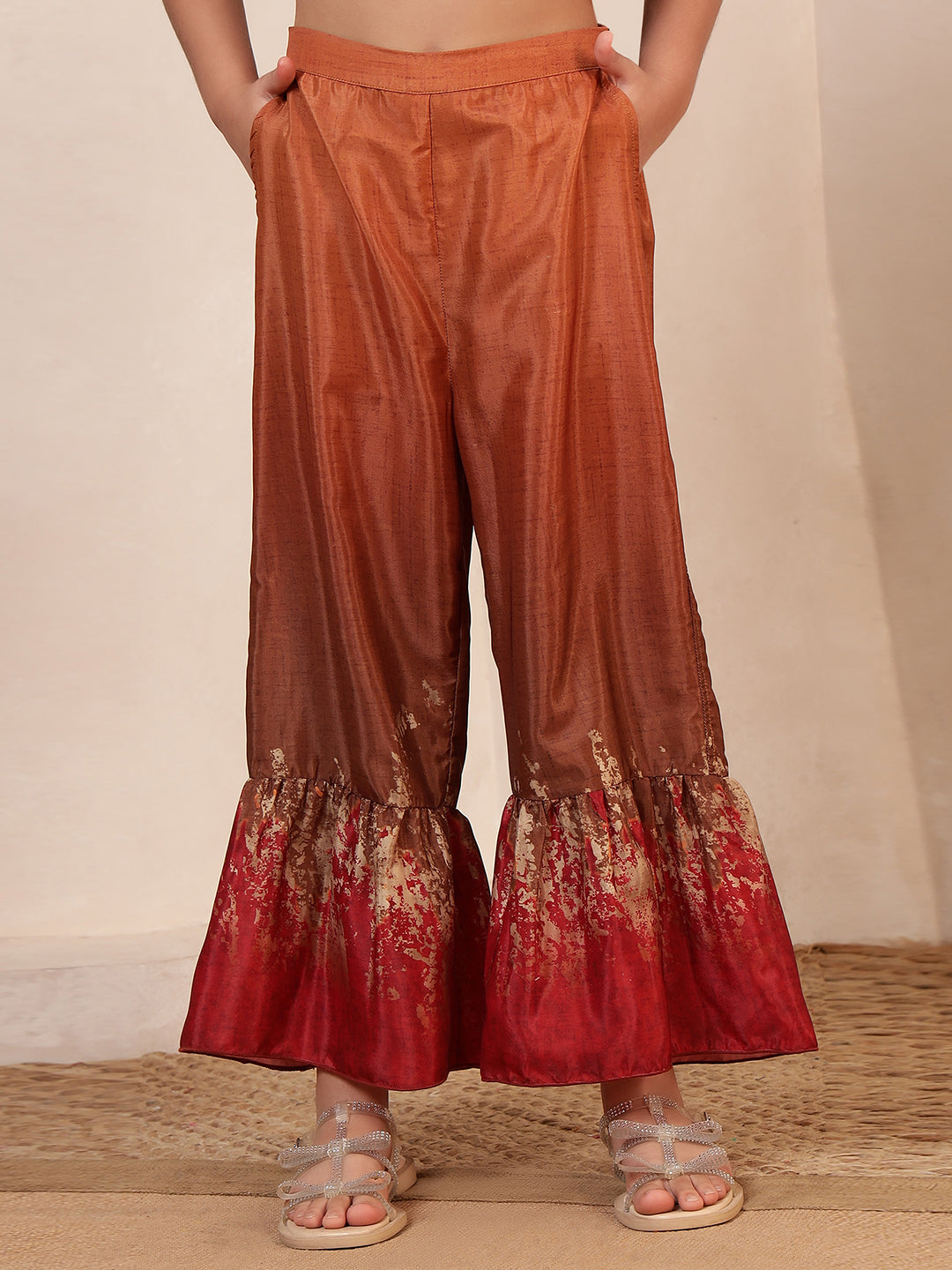 Mustard Tie & Dye 3 Pieces Co-Ord Set