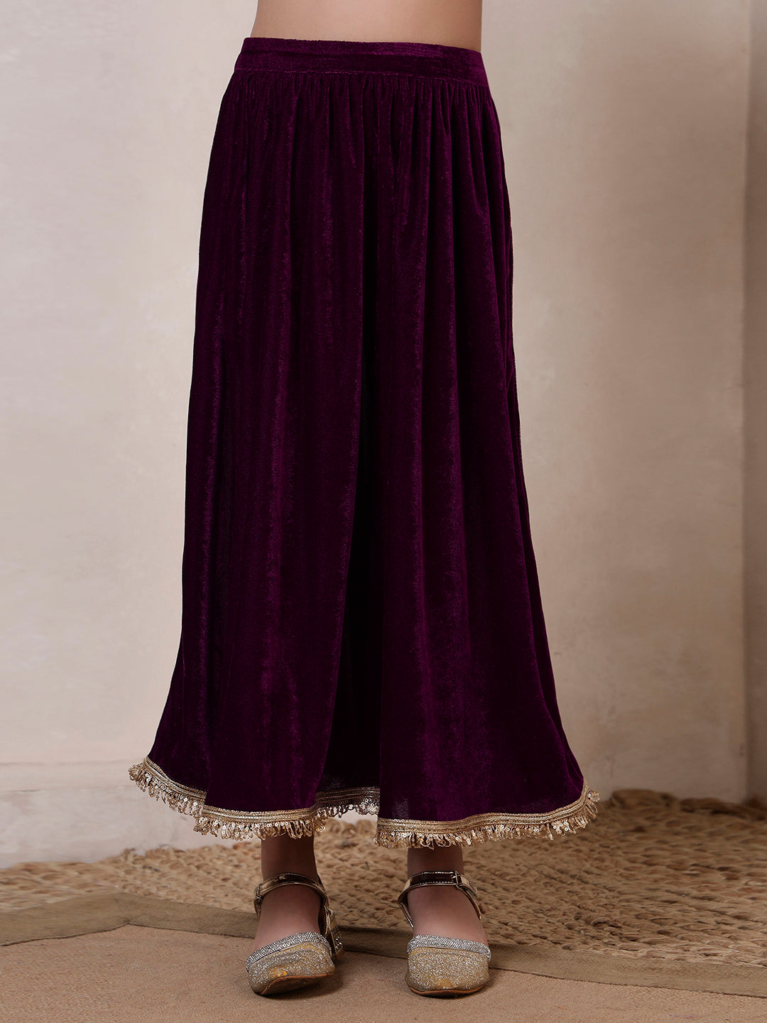 3 Piece Top With Skirt And Dupatta